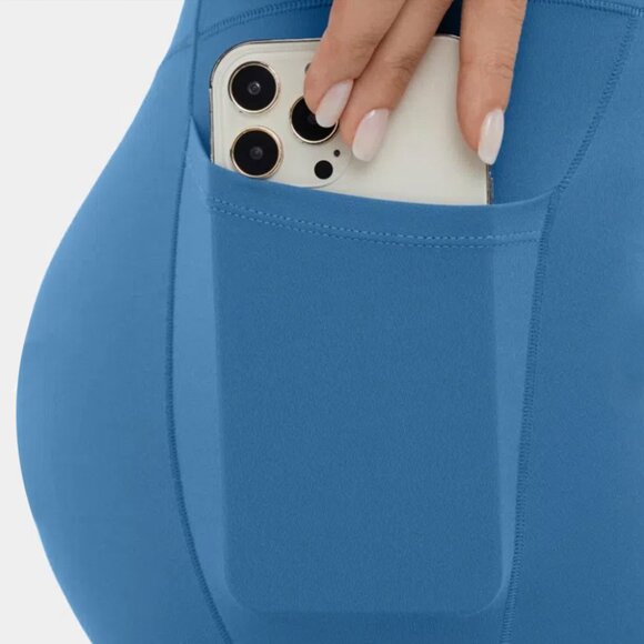 Halara High Waisted Crossover Side Pocket Yoga Leggings - Picture 5 of 7